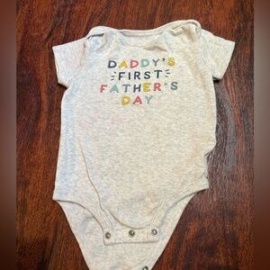 Daddy’s First Fathers Day Onesie